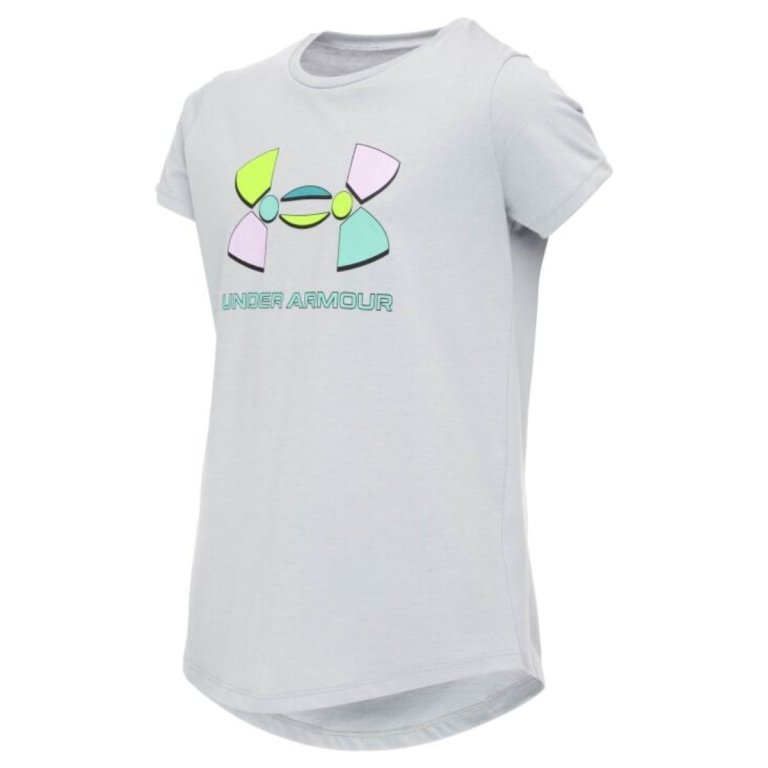 Футболка Under Armour UA Colorblock BL SS J - сіра