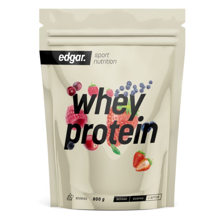 Proteín Edgar Whey Protein 800 g - lesné ovocie