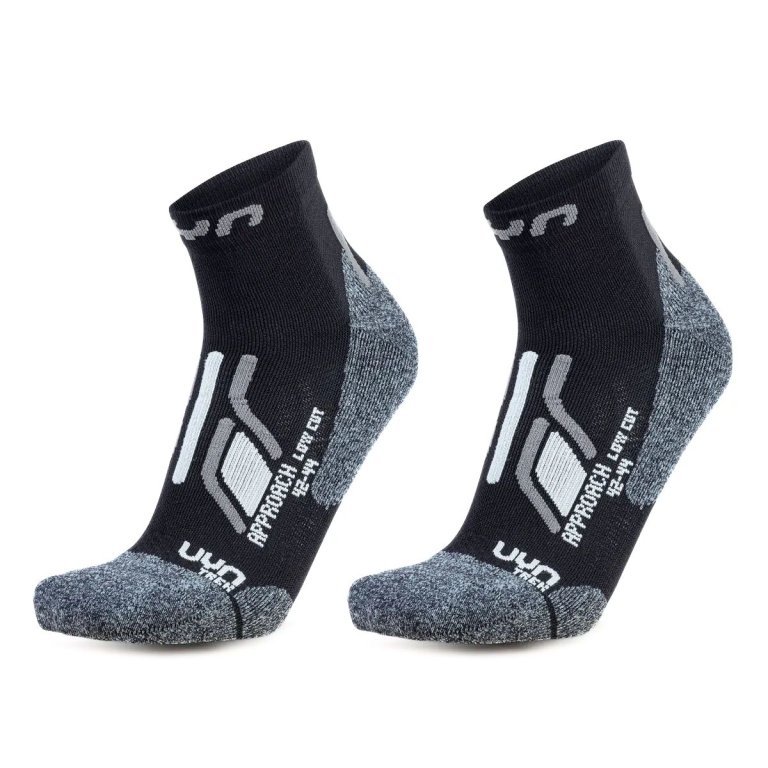 Шкарпетки UYN Trekking Approach Low Cut Socks 2prs Pack W - чорний/сірий