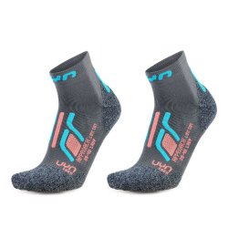 Шкарпетки UYN Trekking Approach Low Cut Socks 2prs Pack W - сірий/синій