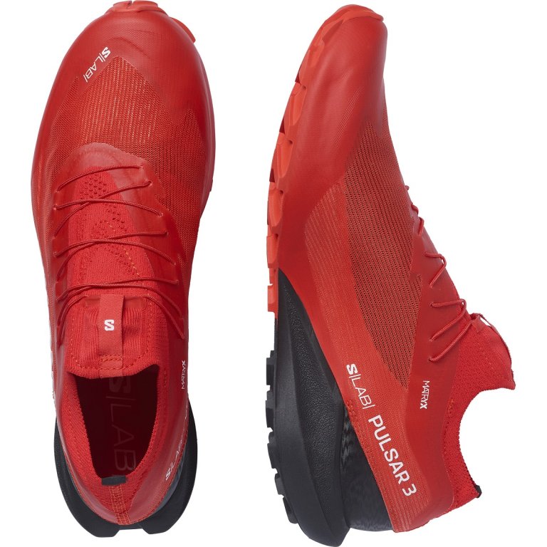 Кросівки Salomon S/LAB Pulsar 3 - червоний/чорний