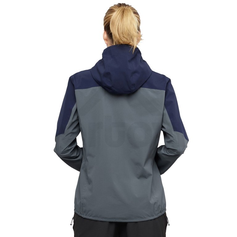 Куртка Salomon OUTLINE JKT W - сіра/синя
