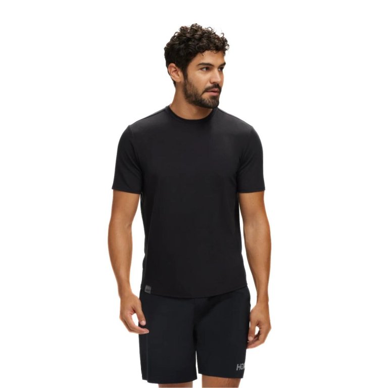Футболка Hoka Essential Tee M - чорна