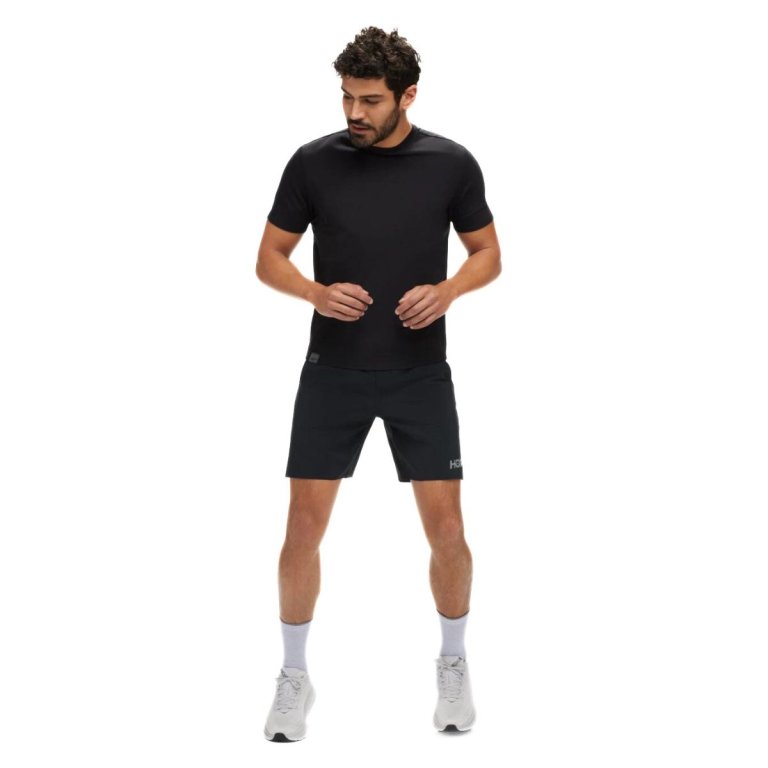 Футболка Hoka Essential Tee M - чорна