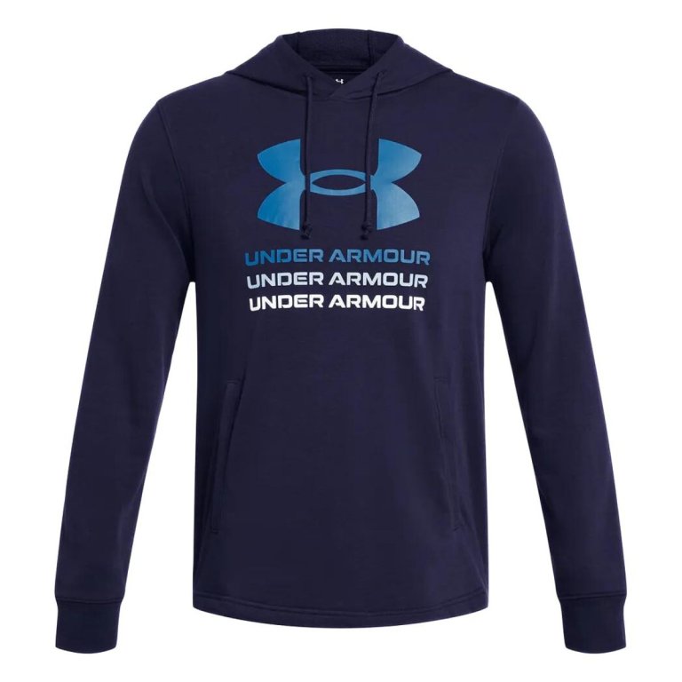 Худі Under Armour UA Rival Terry Graphic Hood M - синій