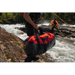 Сумка Osprey Transporter WP Duffel 100 - помаранчевий/чорний