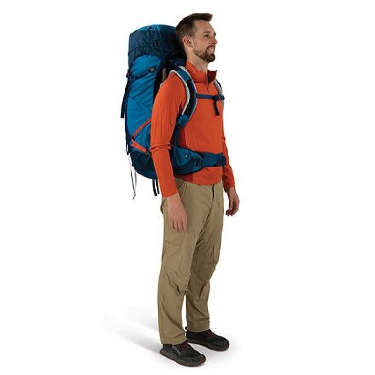 Рюкзак OSPREY ATMOS AG LT 65 Man night shift/scoria blue
