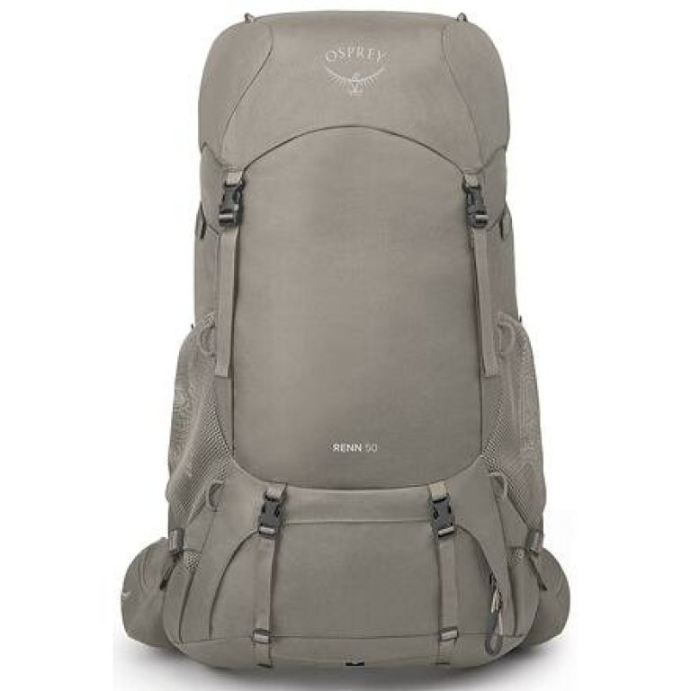 Рюкзак OSPREY RENN 50 Wmn фронтон сірий/льняна засмага