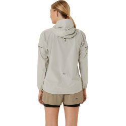 Bunda Asics Fujitrail Waterproof Jacket W - béžová