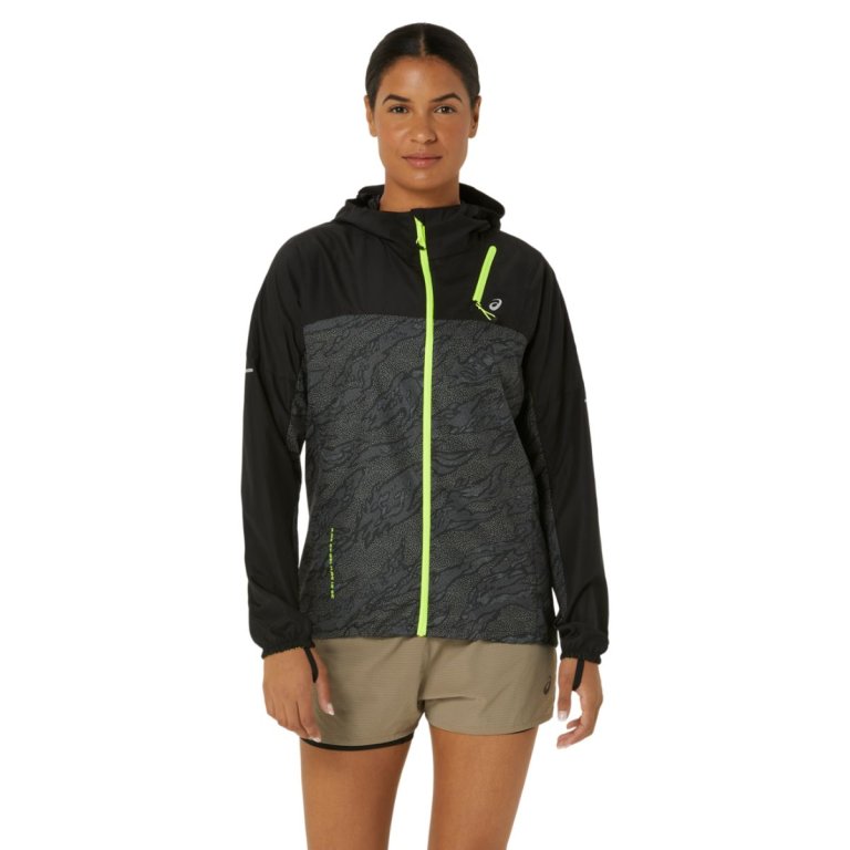 Вітрівка Asics Fujitrail Packable Windbreaker W - чорний