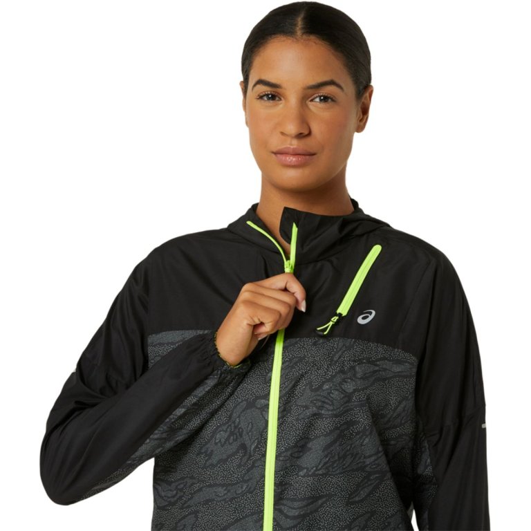 Вітрівка Asics Fujitrail Packable Windbreaker W - чорний