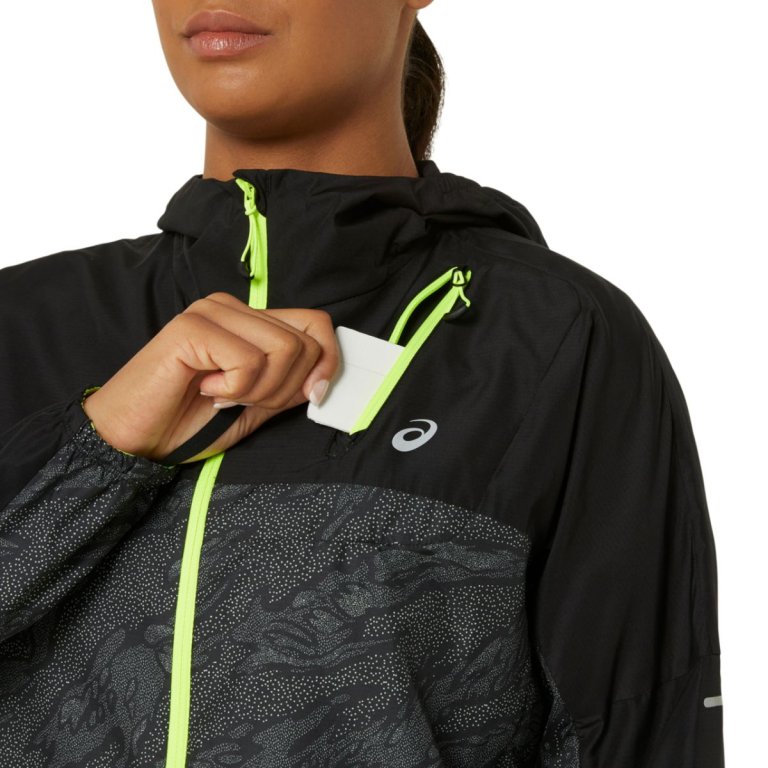 Вітрівка Asics Fujitrail Packable Windbreaker W - чорний