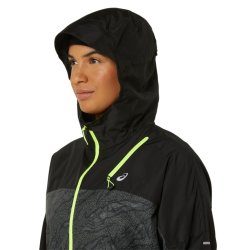 Вітрівка Asics Fujitrail Packable Windbreaker W - чорний