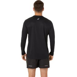 Футболка Asics Fujitrail Logo LS Top M - чорна