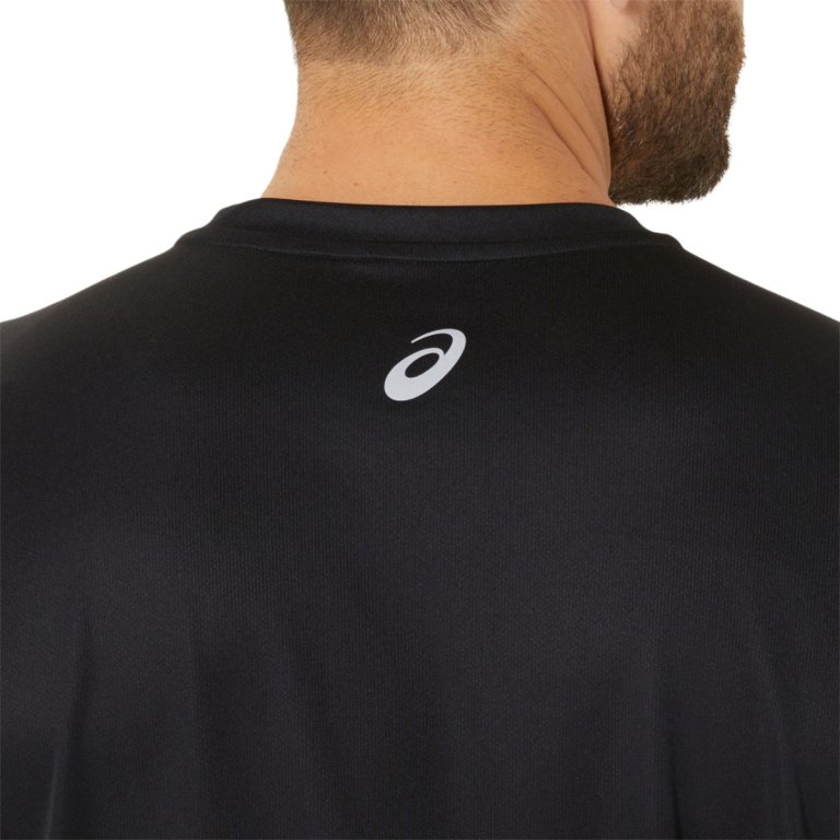 Футболка Asics Fujitrail Logo LS Top M - чорна