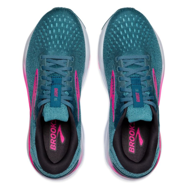Кросівки Brooks Ghost 16 W - рожево/блакитні