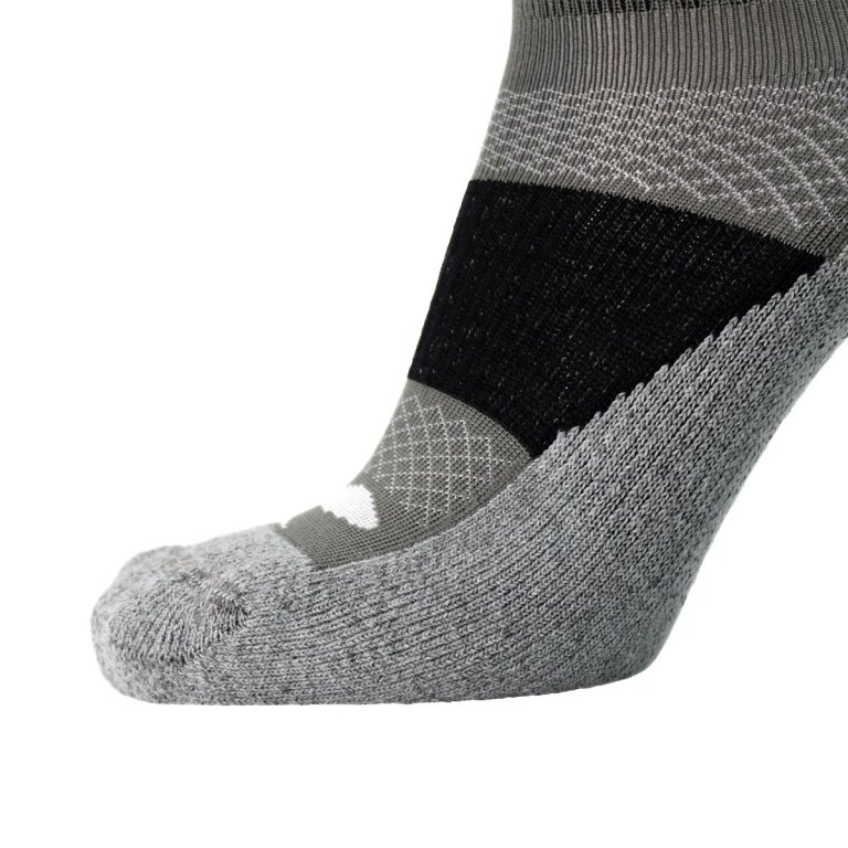 Шкарпетки Brooks High Point Crew Socks - сіро/чорні