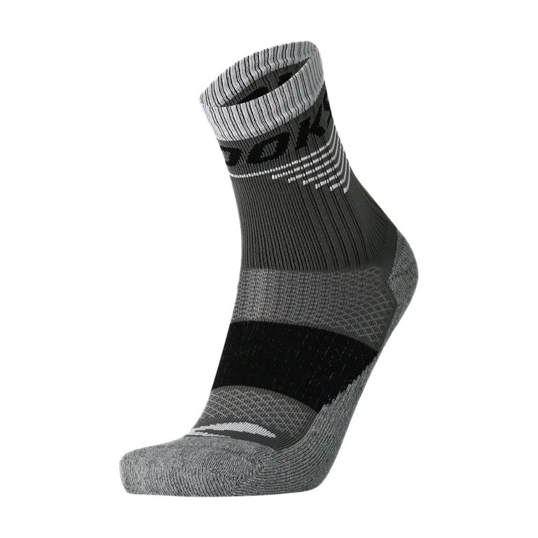 Шкарпетки Brooks High Point Crew Socks - сіро/чорні