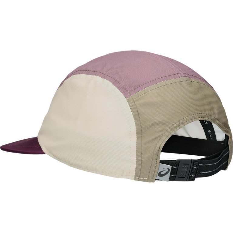 Кепка Asics Asics 5 Panel Cap - коричнева/рожева