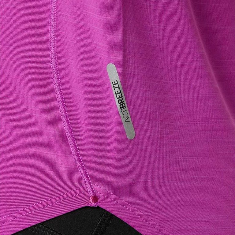 Футболка Asics Road SS Top W - фіолетова