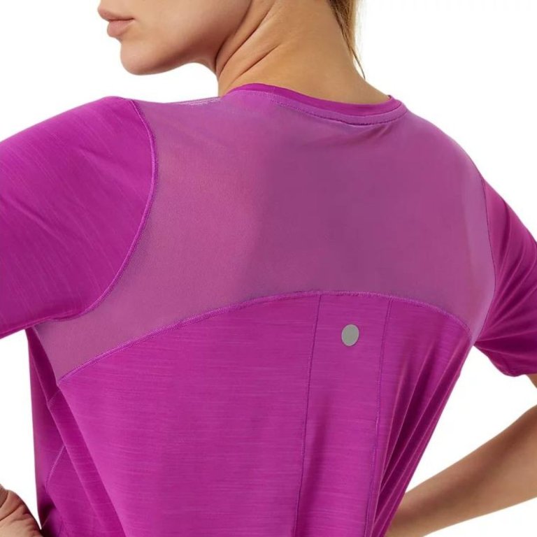 Футболка Asics Road SS Top W - фіолетова