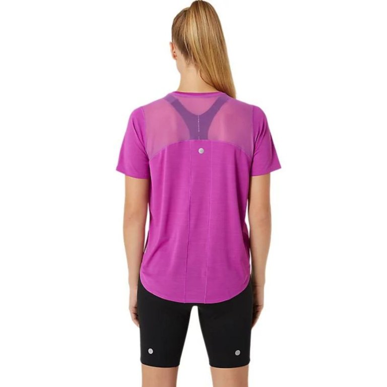 Футболка Asics Road SS Top W - фіолетова