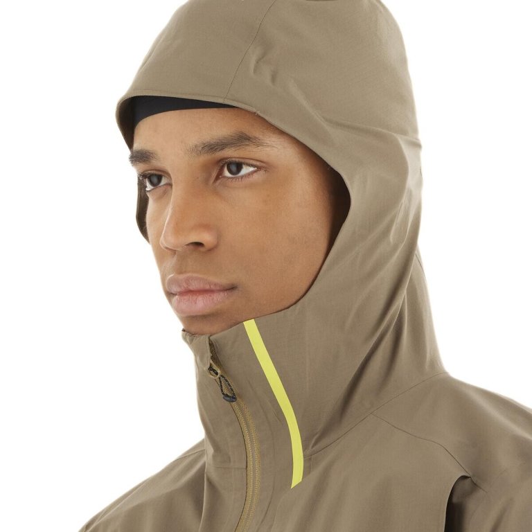 Куртка Salomon Bonatti Trail Jkt M - бежевий