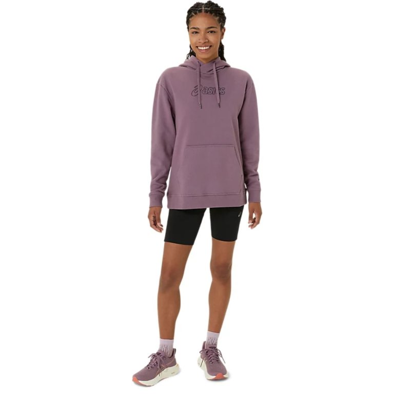 Худі Asics Logo Oth Hoodie W - фіолетовий