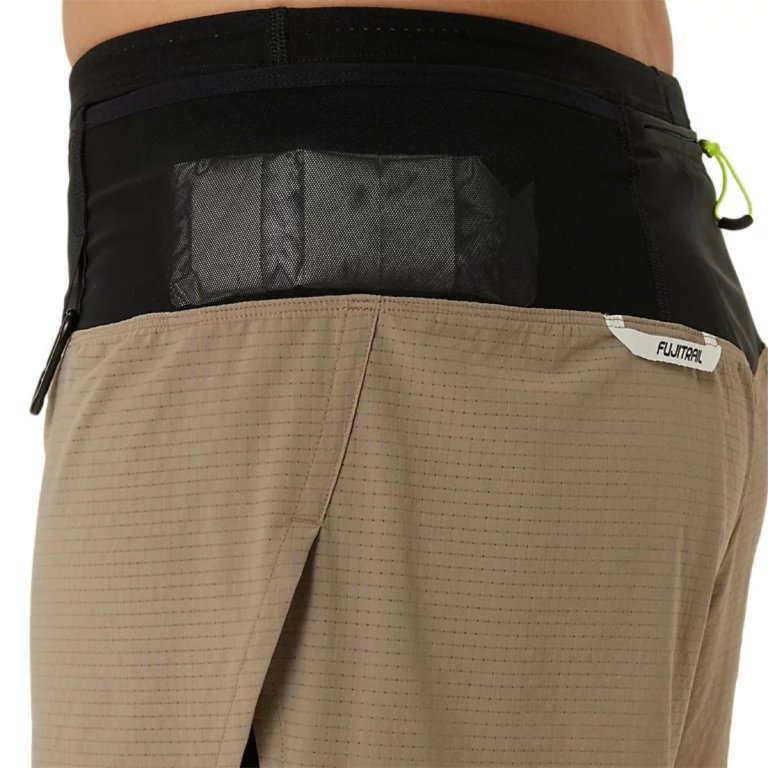 Шорти Asics Fujitrail 2-N-1 Short W - коричневий / чорний