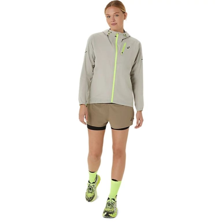 Шорти Asics Fujitrail 2-N-1 Short W - коричневий / чорний