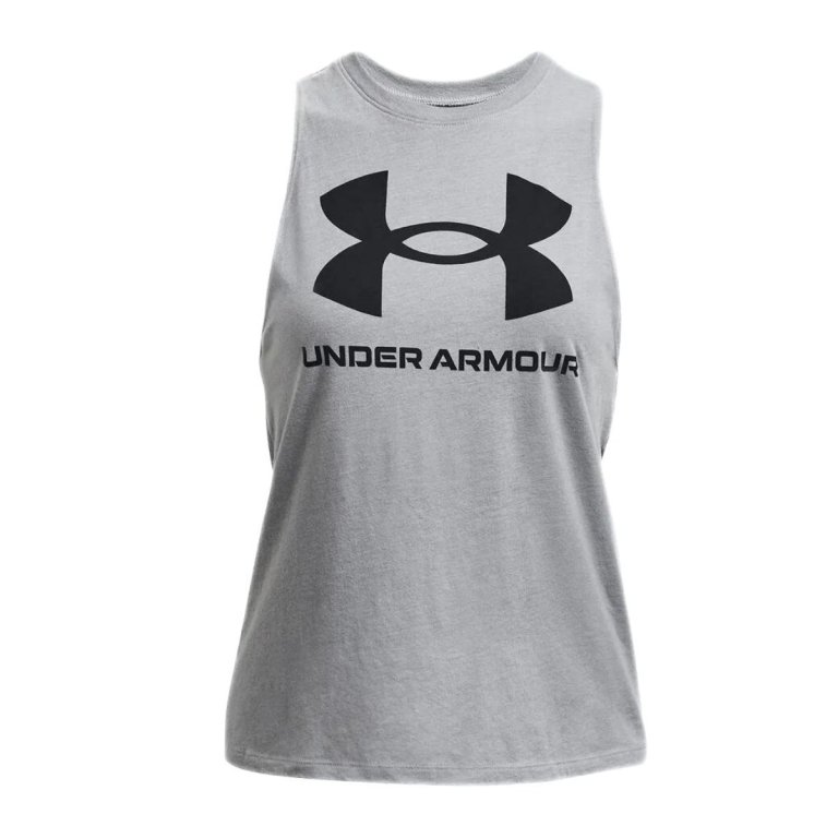 Майка Under Armour Live Sportstyle Graphic Tank W - сірий