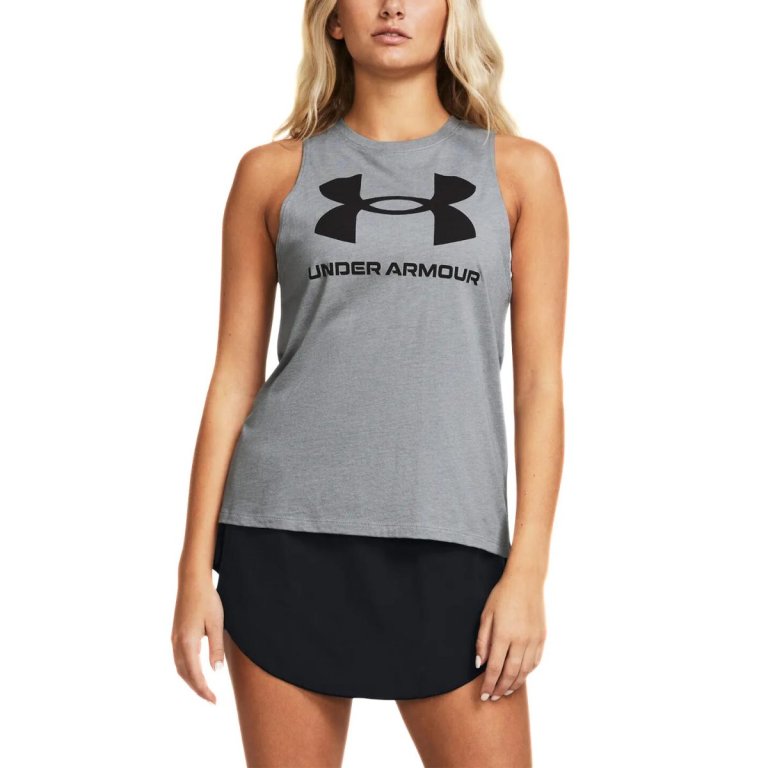 Майка Under Armour Live Sportstyle Graphic Tank W - сірий
