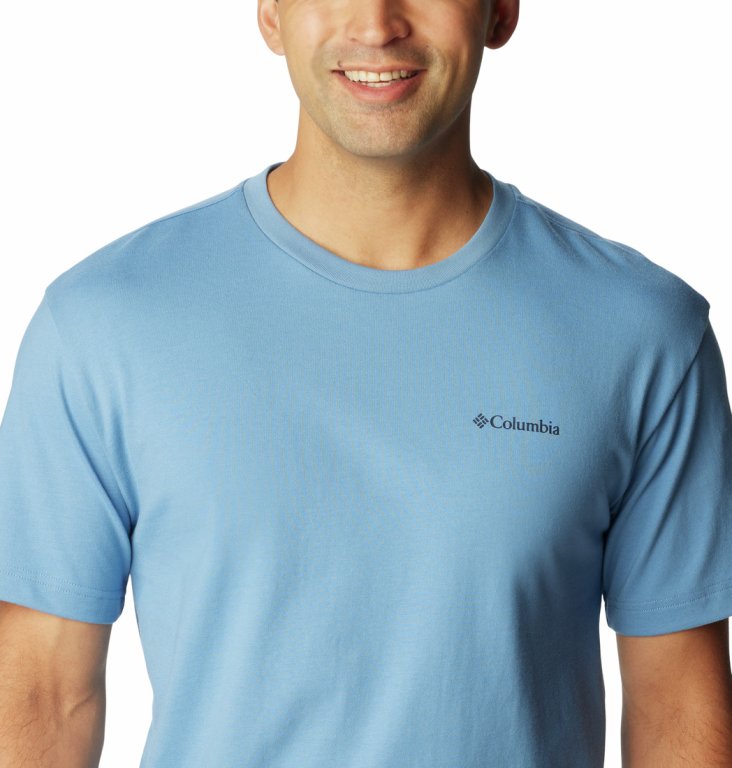 Футболка Columbia Burnt Lake™ Graphic SS Tee M - синій