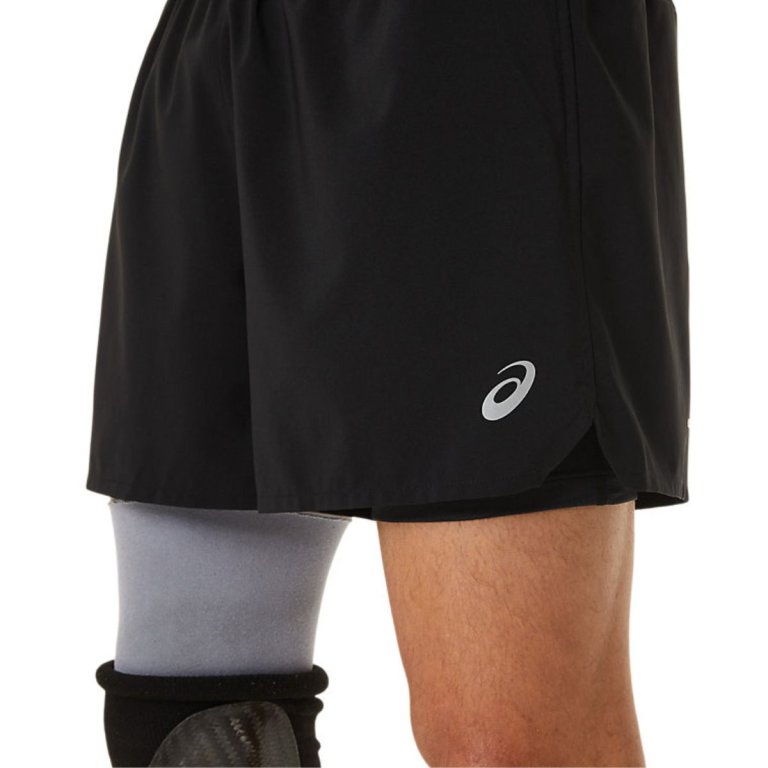 Шорти Asics Road 2-N-1 5IN Short M - чорний
