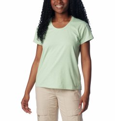 Футболка Columbia Sun Trek™ SS Tee W - світло-зелений