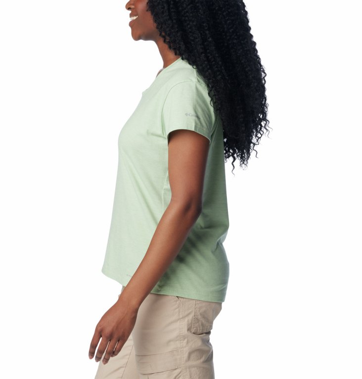 Футболка Columbia Sun Trek™ SS Tee W - світло-зелений