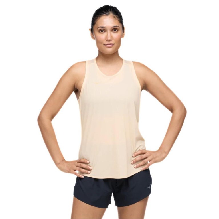 Майка Hoka Airolite Run Tank W - бежева