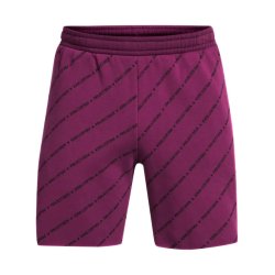 Шорти Under Armour Project Rock Icon Fleece Short Pt Badge Of Honor M - фіолетовий