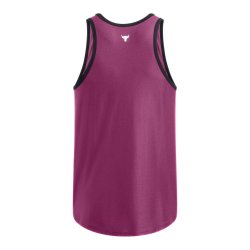 Футболка Under Armour Project Rock Mesh Tank Badge Of Honor M - фіолетовий