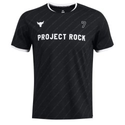 Футболка Under Armour Project Rock Rugby Shirt M - чорна