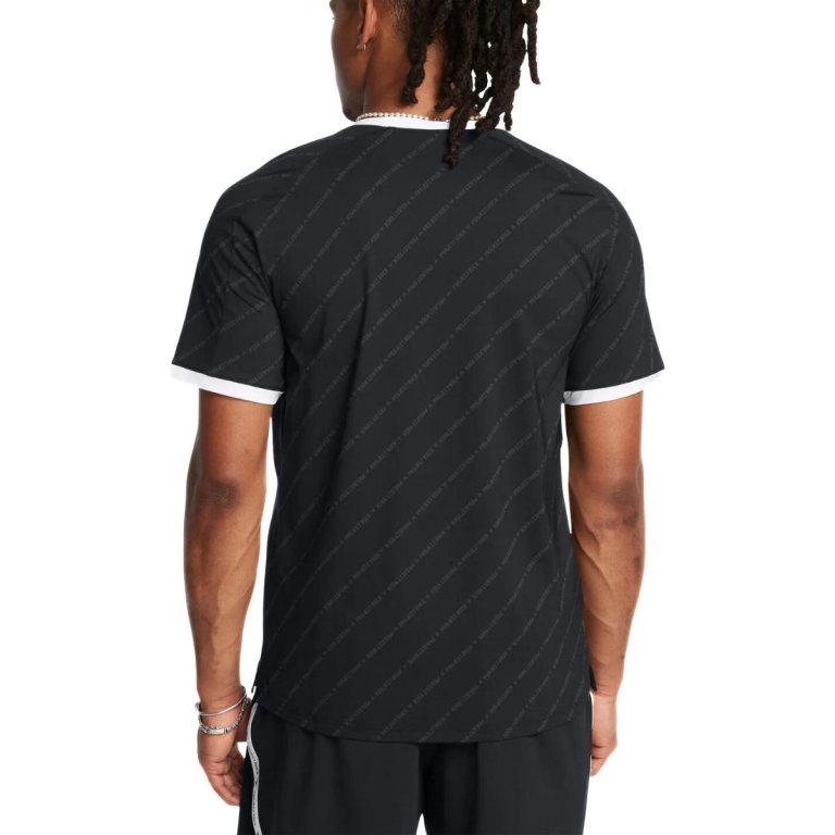 Футболка Under Armour Project Rock Rugby Shirt M - чорна