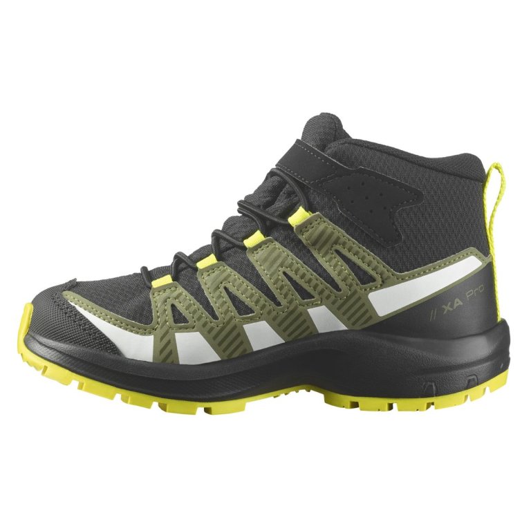 Взуття Salomon XA PRO V8 Mid CSWP J - чорний / зелений