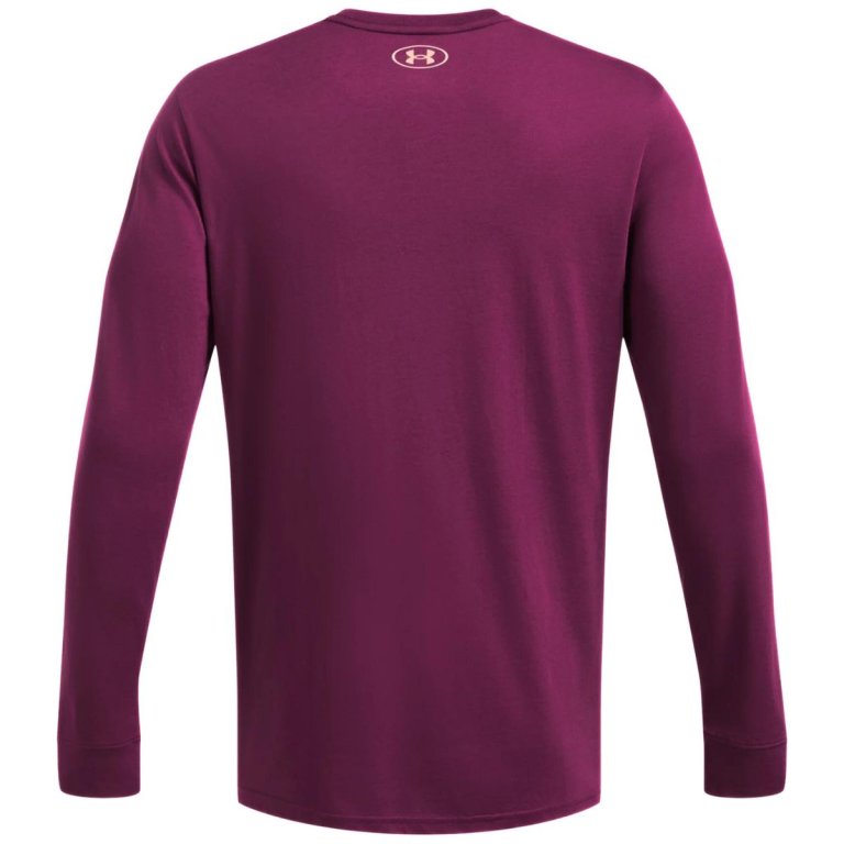 Футболка Under Armour UA Project Rock Brahma Bull LS M - фіолетова