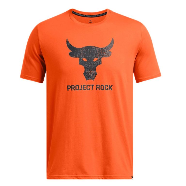 Футболка Under Armour UA Project Rock Payoff Graphic SS M - помаранчева