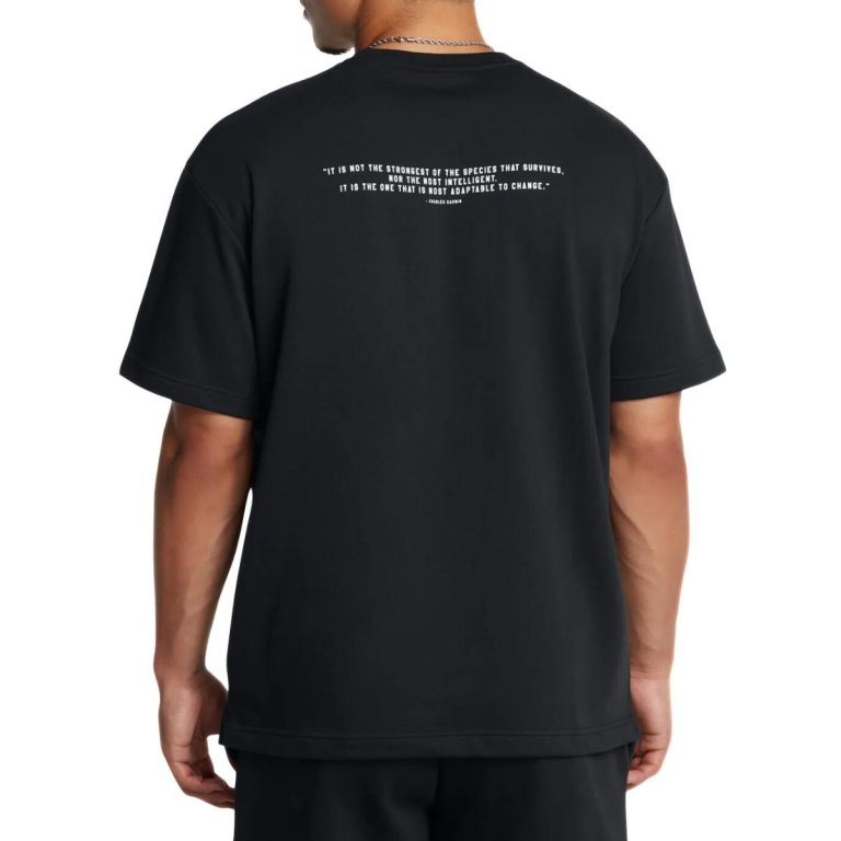 Футболка Under Armour Project Rock Terry Top Q3 M - чорна
