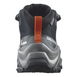 Взуття Salomon X Raise Mid GTX J - чорний / сірий / оранжевий