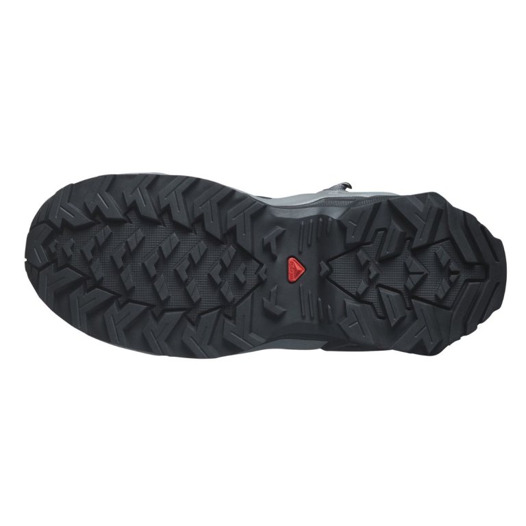 Взуття Salomon X Raise Mid GTX J - чорний / сірий / оранжевий