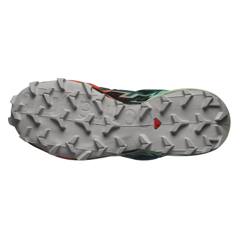 Кросівки Salomon Speedcross 6 GTX W - чорний / зелений / червоний