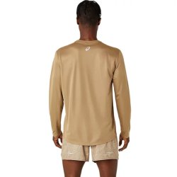 Футболка Asics Fujitrail Logo LS Top M - коричнева