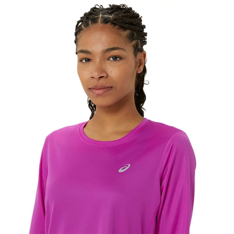 Футболка Asics Core LS Top W - фіолетова